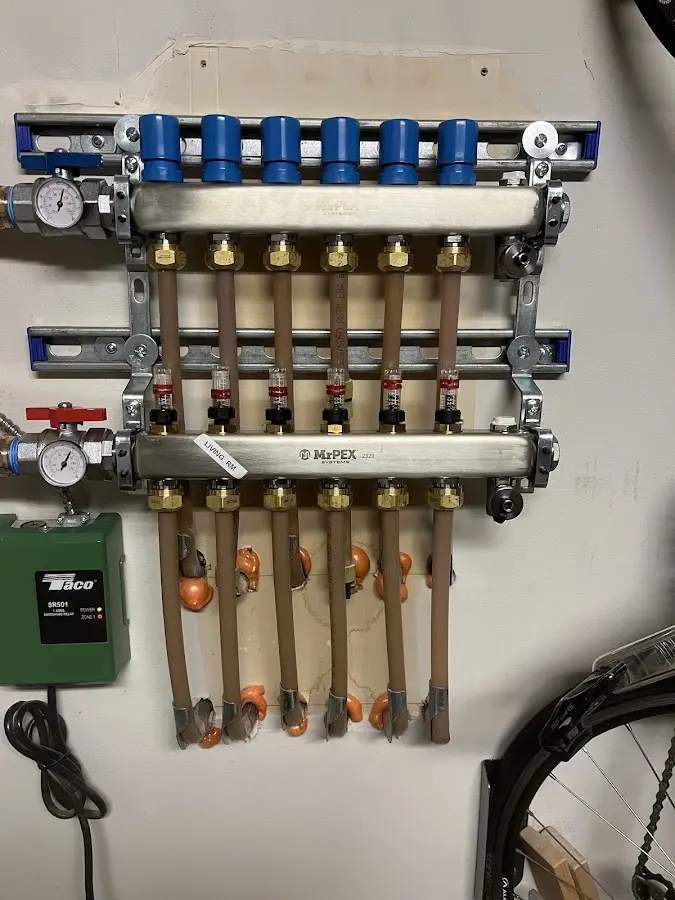 Plumber performing Gas Leak Detection at a residential property in Morgan Hill